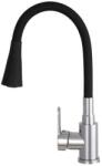 Gamma Flex 3000 Mosogató Álló Csaptelep - Rugalmas, Fekete/Króm (BFX-3000CH) - watermarkt