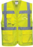 Portwest Athen MeshAir vezetői mellény (sárga, XS) (C376YERXS)