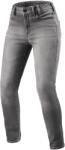 Revit Jeans de motocicletă pentru femei Revit Shelby 3 skinny, gri spălat (REFPJ069-6142)