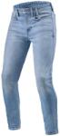 Revit Pantaloni skinny pentru motociclete Revit Piston 3 Long Albastru deschis (REFPJ068-6363)