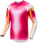 Alpinestars Tricou Alpinestars Supertech SX AFD Motocross Ediție Limitată MIG Roz Fluo-Alb-Portocaliu (AIM170-0286)
