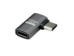 Roline Adaptor USB 4 type C 240W unghi 90 grade T-M Aluminiu, Roline 12.03. 2932 (12.03.2932-10)