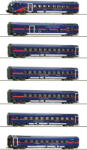 Roco 5500004 Személykocsi készlet vezérlőkocsival, NightJet, ÖBB VI (9005033067397)
