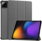  LEATHER husă tip carte pentru Xiaomi Pad 7 / Pad 7 Pro / Pad 8 / Pad 8 Pro gri
