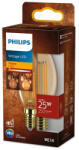 Philips LED-es gyertyakörte E14 B35 3.1W = 25W 250lm 1800K meleg izzószál borostyán PHILIPS (8720169191495)