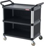 Araven Cărucior de servire cu 3 rafturi, lungime: 950 mm, lățime: 500 mm, închisă