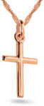 Heratis Forever Uniszex kereszt medál rosé aranyból, 14K IZ19754R