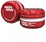 Nish Man Flaming 03 fényes hatású wax, extra erős tartással, 150ml - hajvarazs