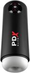 PDX Elite Moto Milker - lökő-rezgő maszturbátor (fekete) - sexshopcenter