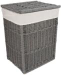 ATMOWOOD Fonott szennyeskosár, szürke (PR129)
