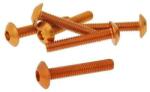 V-parts Csavar szett eloxált alumínium narancs 6 db-os M5x30 V-parts