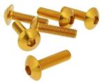 V-parts Csavar szett eloxált alumínium arany 6 db-os M5x20 V-parts