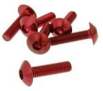V-parts Csavar szett eloxált alumínium piros 6 db-os M5x20 V-parts
