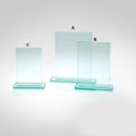  Gravírozott Üvegdíj téglalap alakú U02