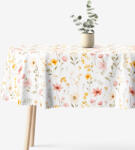 Goldea ovális teflonos terítő - virágos édenkert 120 x 200 cm