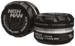 Nish Man C3 fekete hajszínező wax - erős tartás, matt hatás, ősz haj elfedésére 100 ml (nish-C3)