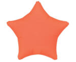 Godan Egyszínű csillag lufi 19" 48cm Neon Narancs (LUFI881255)