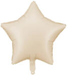 Partydeco Egyszínű csillag lufi 19" 48cm pasztell krém csillag (LUFI897580)