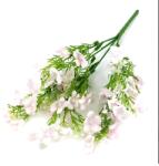  Apró rózsaszin virágú csokor, hossza kb. 33 cm