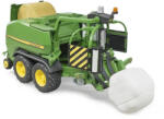 BRUDER Jucărie mașină de infoliat baloți rotunzi John Deere (FERU02032KRA)