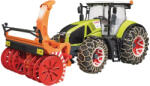 BRUDER Jucărie Claas Axion 950 cu lanțuri și freză de zăpadă (FERU03017KRA)