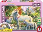 Schmidt Spiele - Puzzle Iapa unicorn cu doi mânji - 200 piese Puzzle