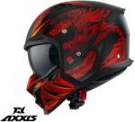 AXXIS Casca Axxis Hunter SV ONI - Adventure, rosu mat, Ochelari soare incluși (4330A13153)