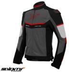 Seventy Degrees Geaca moto Seventy Degrees SD-JR60 Thunder - barbati, vara, sport, gri/rosu (SD2106021)