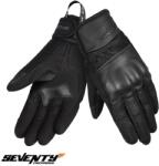 Seventy Degrees Manusi moto piele Seventy Degrees SD-C36 Icon - barbati, vara, urban, degete tactile, negru (SD1203601)