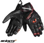 Seventy Degrees Manusi moto Seventy Degrees SD-N30 Mugello - barbati, vara, street/sport, degete tactile, negru/rosu (SD1403012)