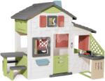 Smoby Set căsuţa Prietenilor cu set de prânz Friends House Life Smoby extensibilă cu bucătărie și sonerie electronică (SM810207-27) Casuta pentru copii