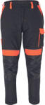 CERVA Max Vivo Munkásnadrág Fekete/Narancssárga - 68 (03520085C1068)