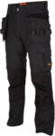 BENNON ProM Erebos Stretch Lengőzsebes Munkásnadrág Fekete - 52 (P81002-52)