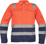 CERVA Valencia Láthatósági Kabát HV Narancssárga/Sötétkék - 52 (0351001091052)