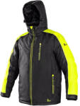 CXS Brighton Vízálló Bélelt Téli Kabát Fekete/Sárga - 3XL (121007880297)