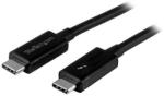 StarTech Thunderbolt 3 kábel - 2m, fekete 20Gbit/s