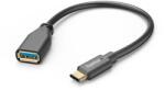 Hama Cablu adaptor Hama 201605, USB Type-C - USB A, 150mm (Negru) (Hama 201605)