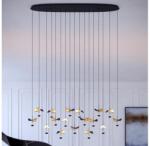 EGLO Lustră LED dimabilă pe cablu Eglo 390343 DRACERA 17xLED/2, 3W/230V 3000K (EG390343)