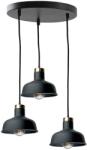 Keter Lighting Lustră pe cablu HEBE 3xE27/60W/230V negru (KE0185)
