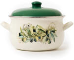 Grunberg Cratita emailata cu capac din sticla Grunberg, 20 cm, 2.8 l, design traditional (GR3420)