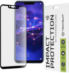 Techsuit - 111D Teljes Lefedés / Teljes Ragasztás Üveg - Huawei Mate 20 Lite / Nova 3 / Nova 3i / P Smart Plus - Fekete üvegfólia