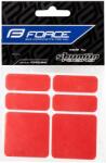 FORCE fényvisszaverő matricák, 6 db, piros (16352)