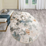  Modern Szőnyeg Mykonos 6982 Beige-Cream Ovális 160 x 230 cm Bézs-Zöld-Arany