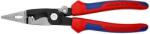 KNIPEX Клещи инсталаторски, синьо-червена ръкохватка 200мм, с фиксатор, Knipex (K1392200)