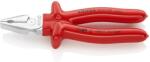 KNIPEX Комбинирани клещи усилени, хромирани, VDE 1000V гумирана червена ръкохватка 200мм, Knipex (K0207200)