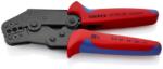 KNIPEX Клещи за кримпване на BNC конектори RG59, закалени, синьо-червена ръкохватка 195мм, с пружина, Knipex (K975220)