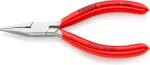 KNIPEX Клещи с тънък връх за електроника, червена ръкохватка 125мм, Knipex (K3723125)