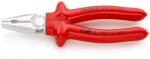 KNIPEX Комбинирани клещи, хромирани, VDE 1000V гумирана червена ръкохватка 200мм, Knipex (K0307200)