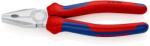 KNIPEX Комбинирани клещи, хромирани, синьо-червена ръкохватка 200мм, Knipex (K0305200)