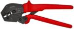KNIPEX Клещи за кримпване на кабелни накрайници 35-50мм2, закалени, синьо-червена ръкохватка 250мм, с пружина, Knipex (K975219)